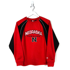 Vintage Starter Nebraska Huskers Crewneck Sweatshirt - Women's Medium