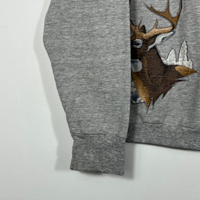 Vintage Deer Crewneck Sweatshirt - Men's XL