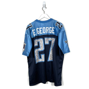 Vintage Adidas NFL Tennessee Titans Eddie George #27 Jersey - Men's Large