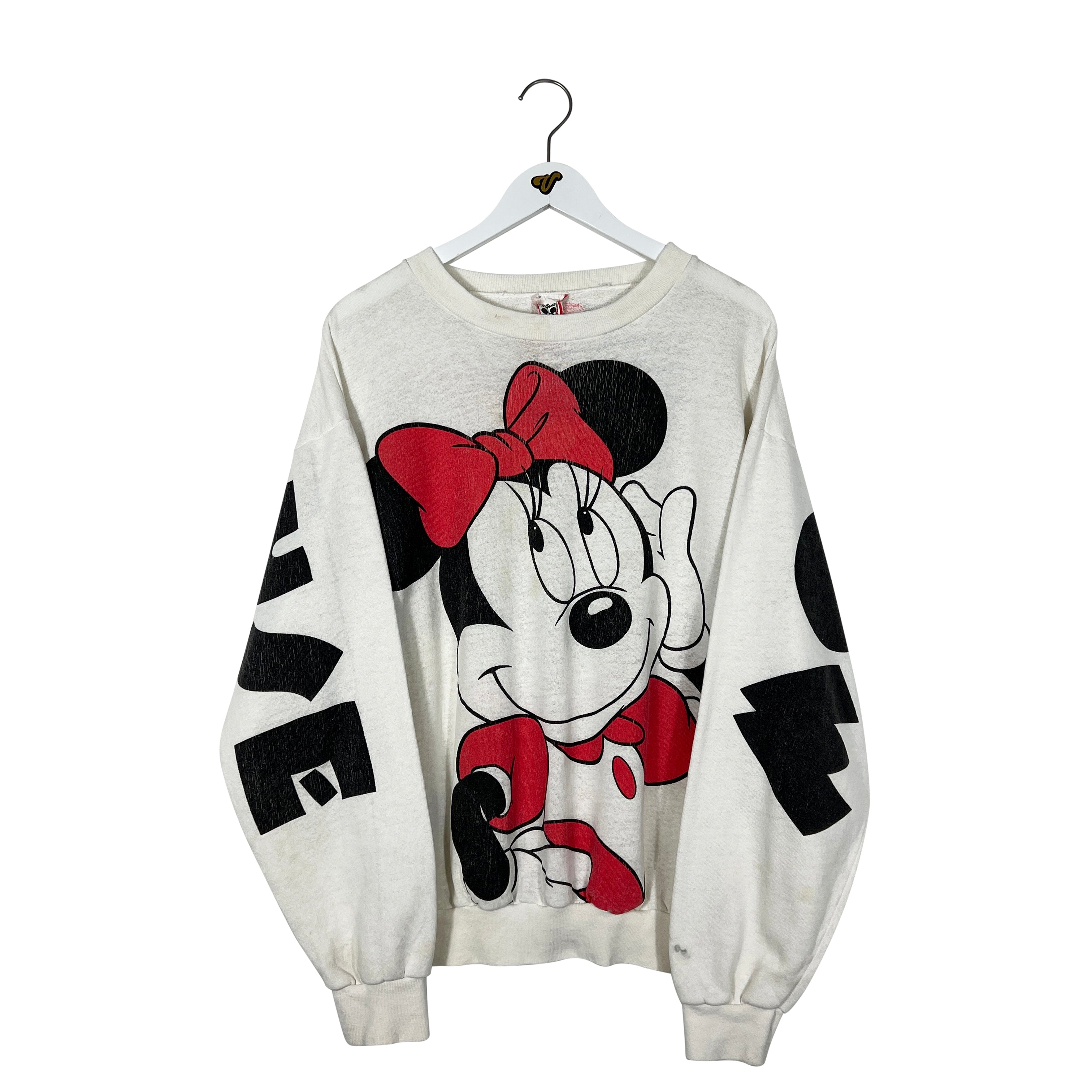 Vintage Disney Minnie Mouse Crewneck Sweatshirt - Men's Large