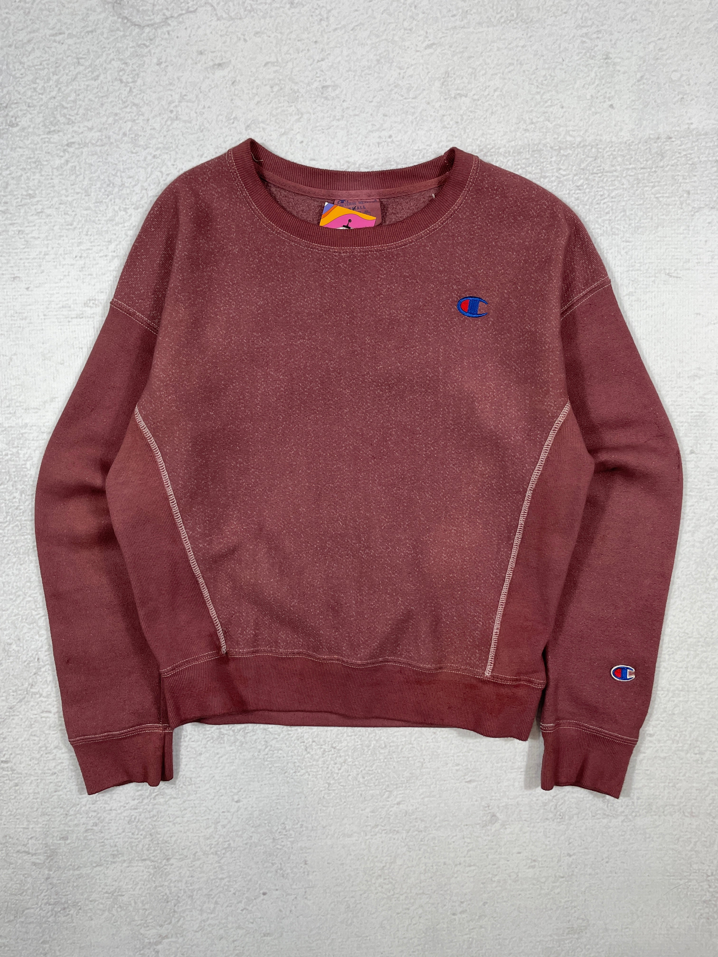 Vintage Dyed Champion Reverse Weave Crewneck Sweatshirt - Men's Small