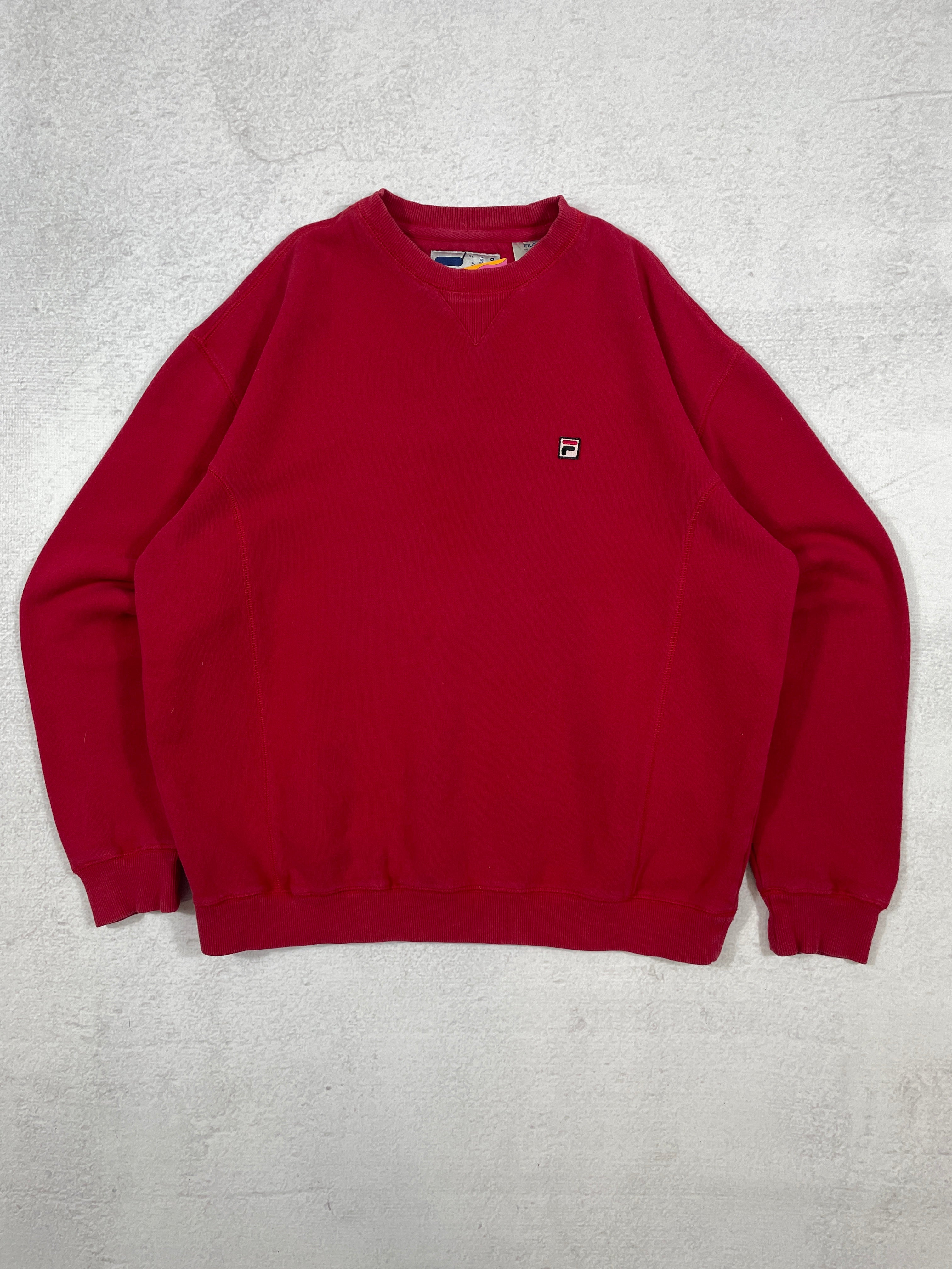 Vintage Fila Crewneck Sweatshirt - Men's Medium