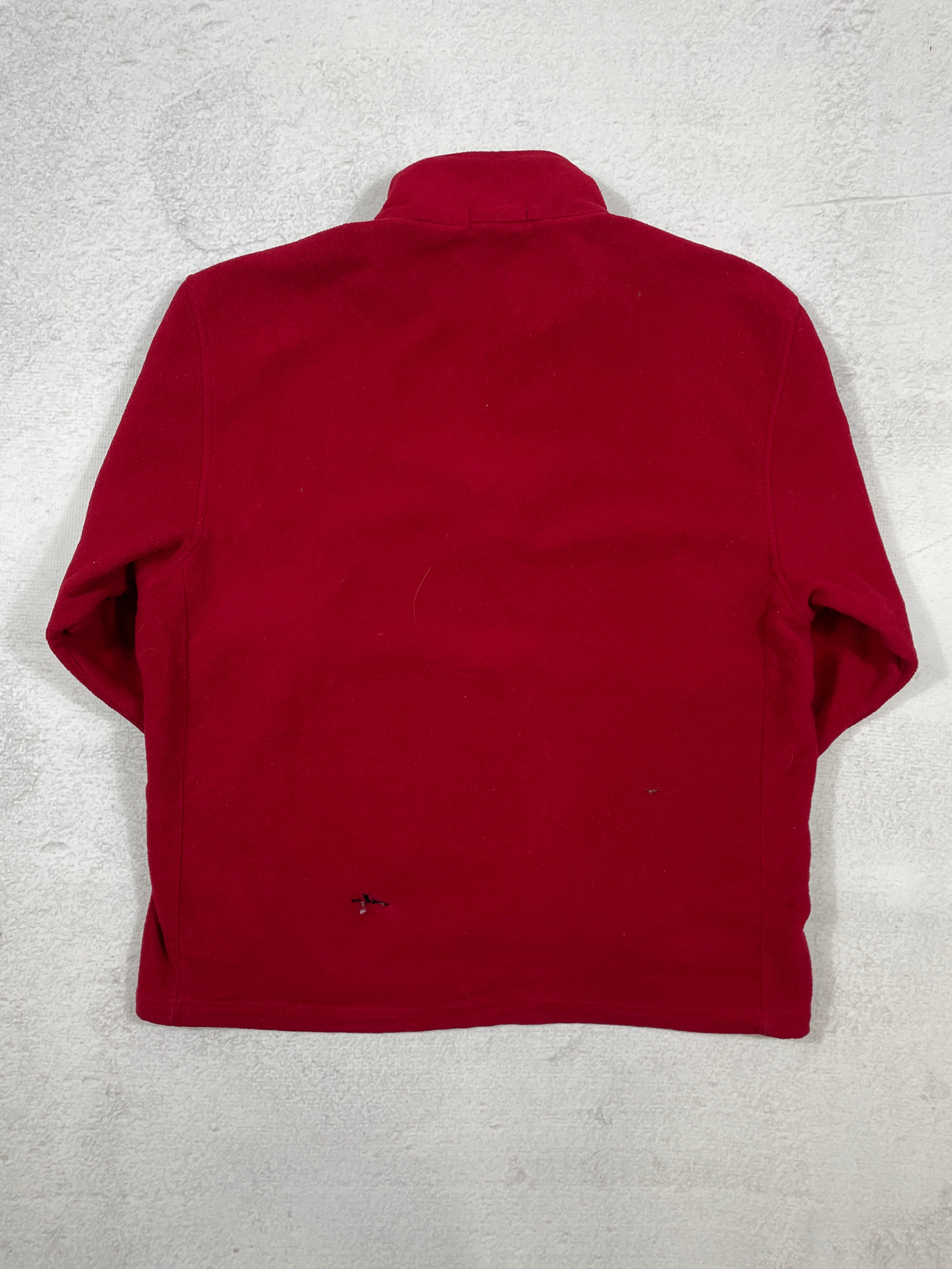 Vintage Nautica 1/4 Zip Fleece Sweatshirt - Men's Large