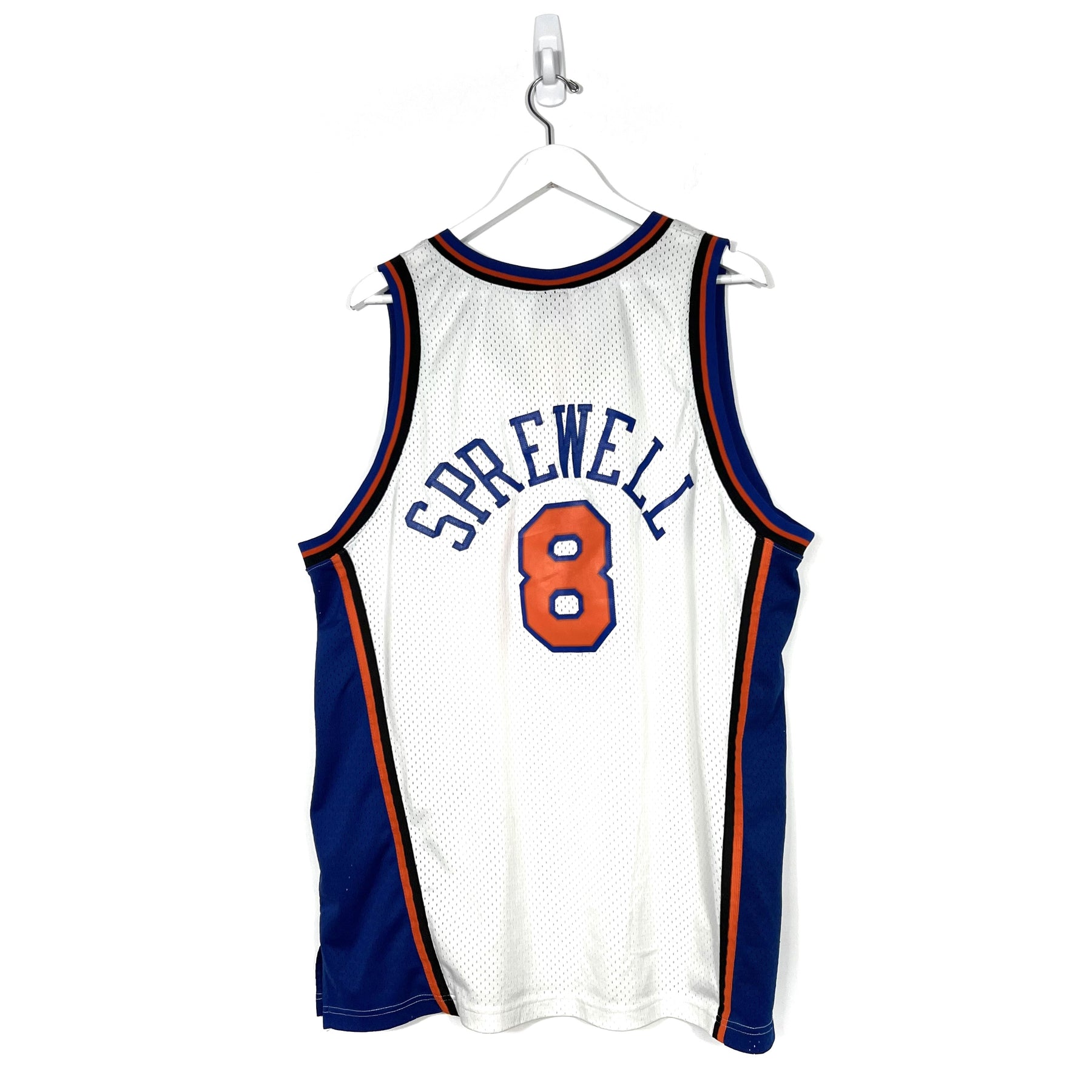 Vintage Champion New York Knicks Latrell Sprewell Jersey Size 52