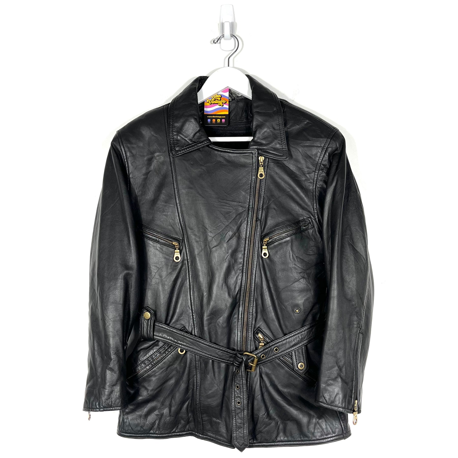 Vintage Leather Jacket - Women's Small