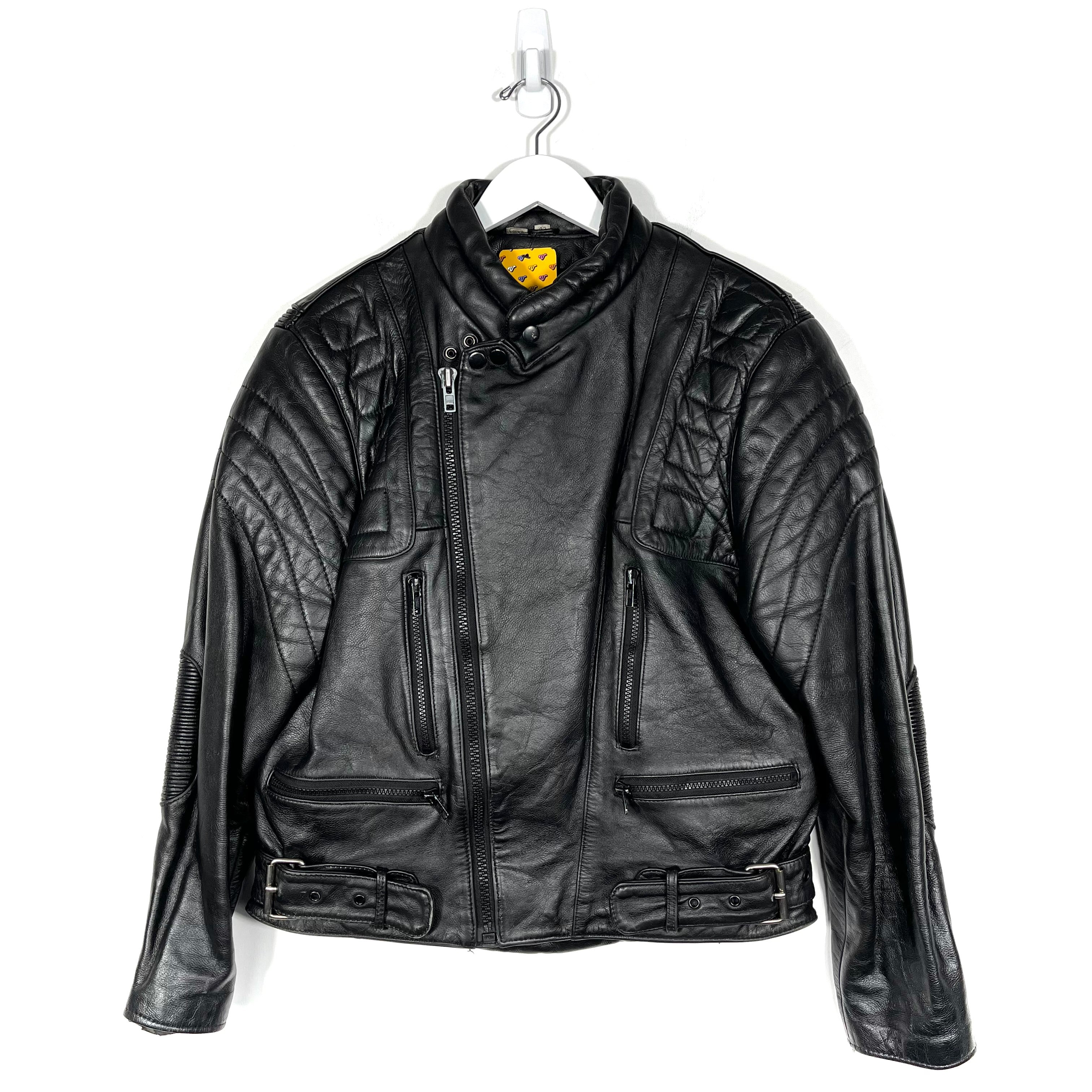 Vintage Open Road Collection Biker Leather Jacket - Women's Medium