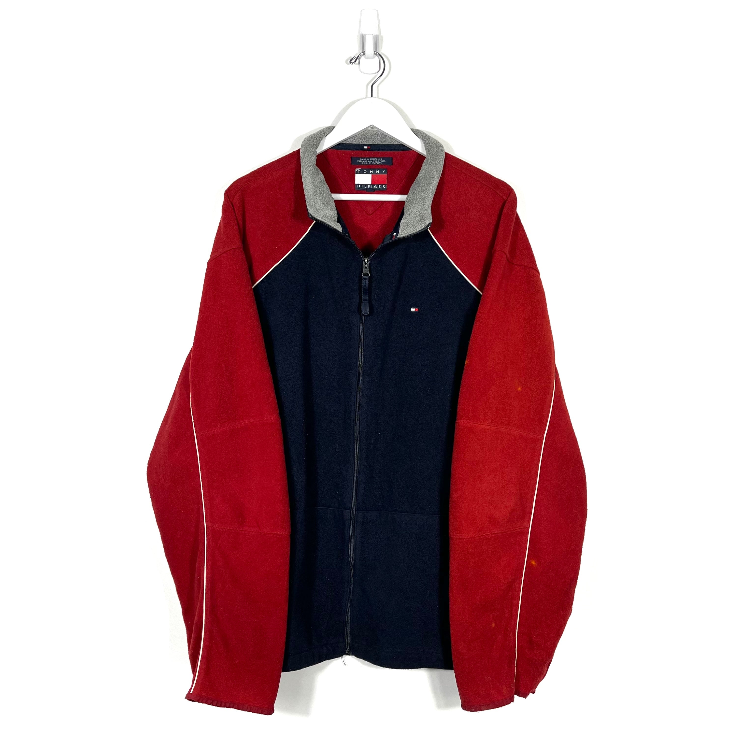 Vintage Tommy Hilfiger Fleece Jacket - Men's 2XL
