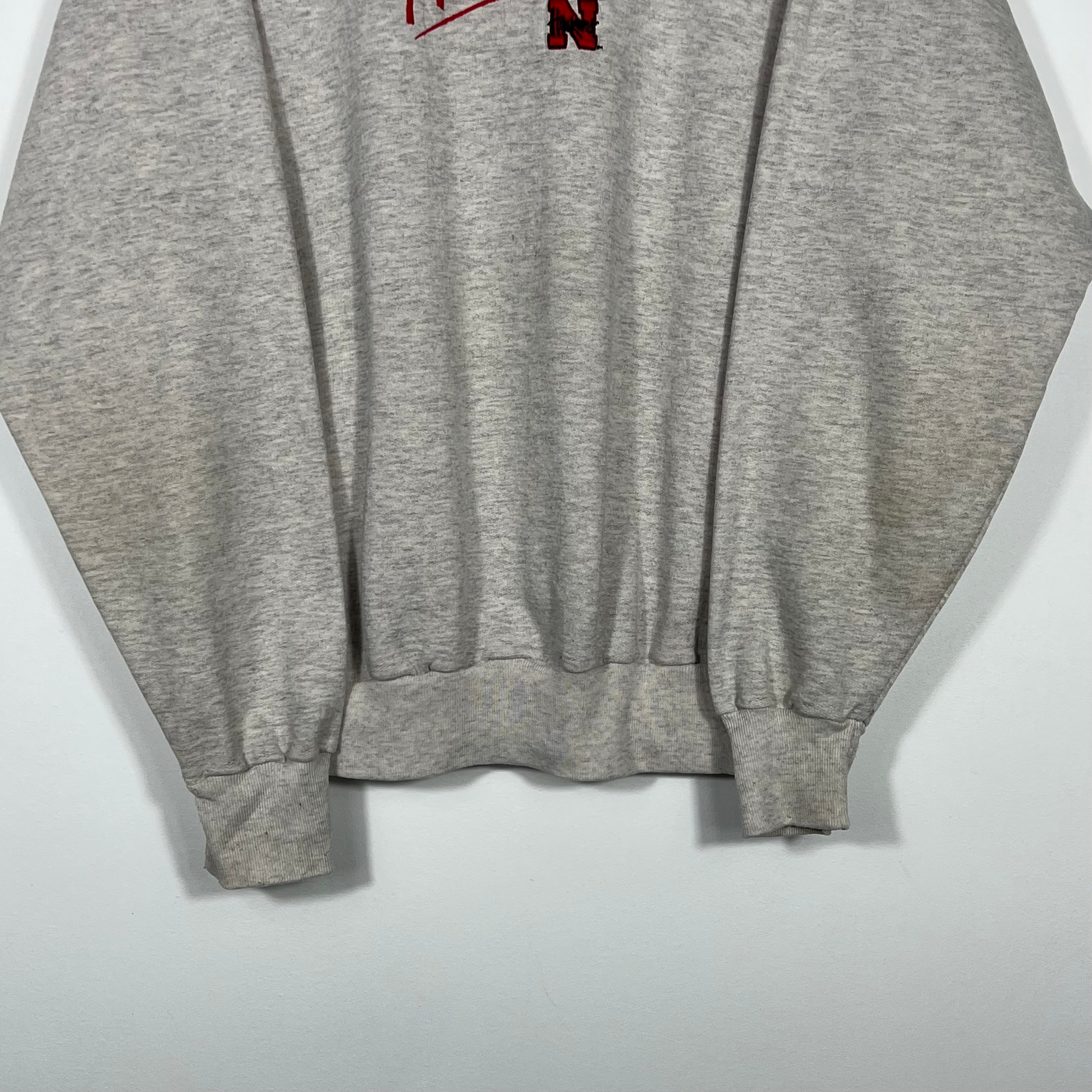 Vintage Nebraska University Crewneck Sweatshirt - Men's XL