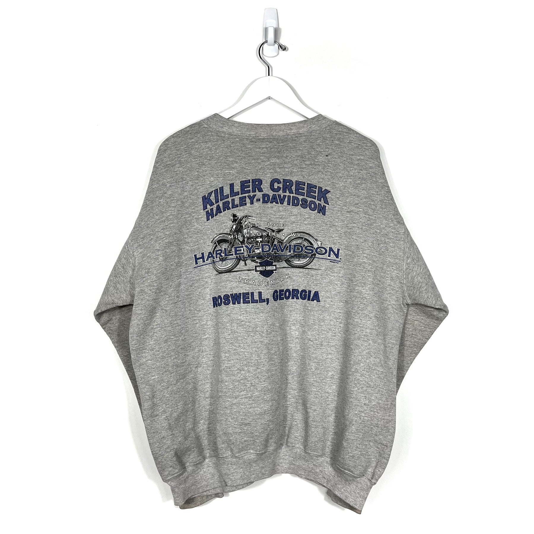 Vintage 2003 Harley Davidson Georgia Crewneck Sweatshirt - Men's XL