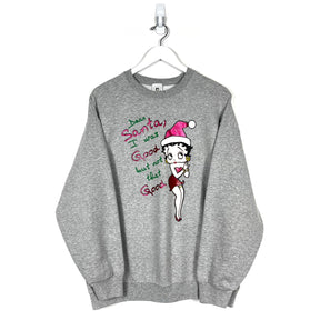 2004 Betty Boop 'Dear Santa' Crewneck Sweatshirt - Women's XL