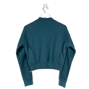 Vintage Champion Reverse Weave Cropped Sweatshirt - Women's Small