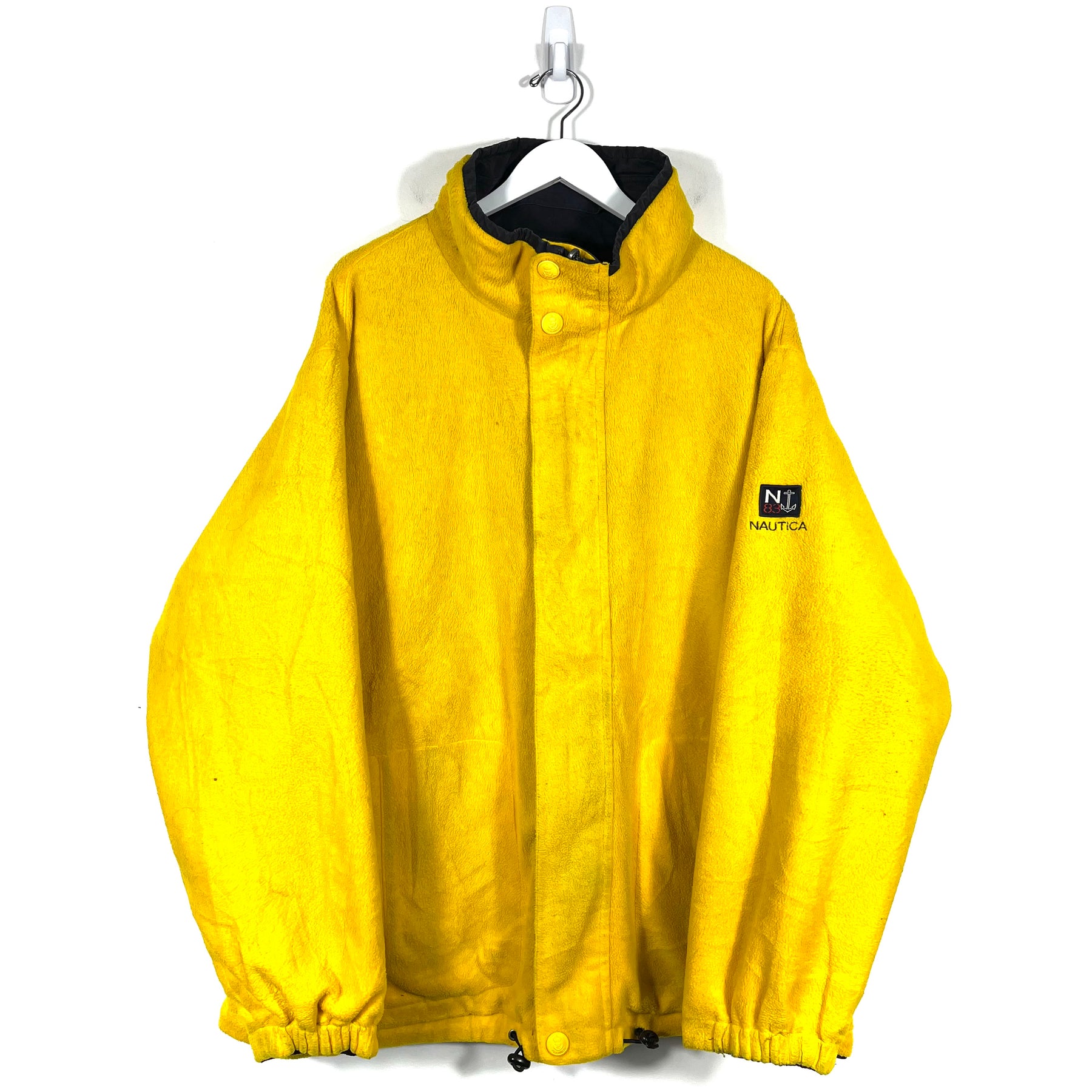Vintage Nautica Reversible Fleece Lined Jacket - Men's 2XL