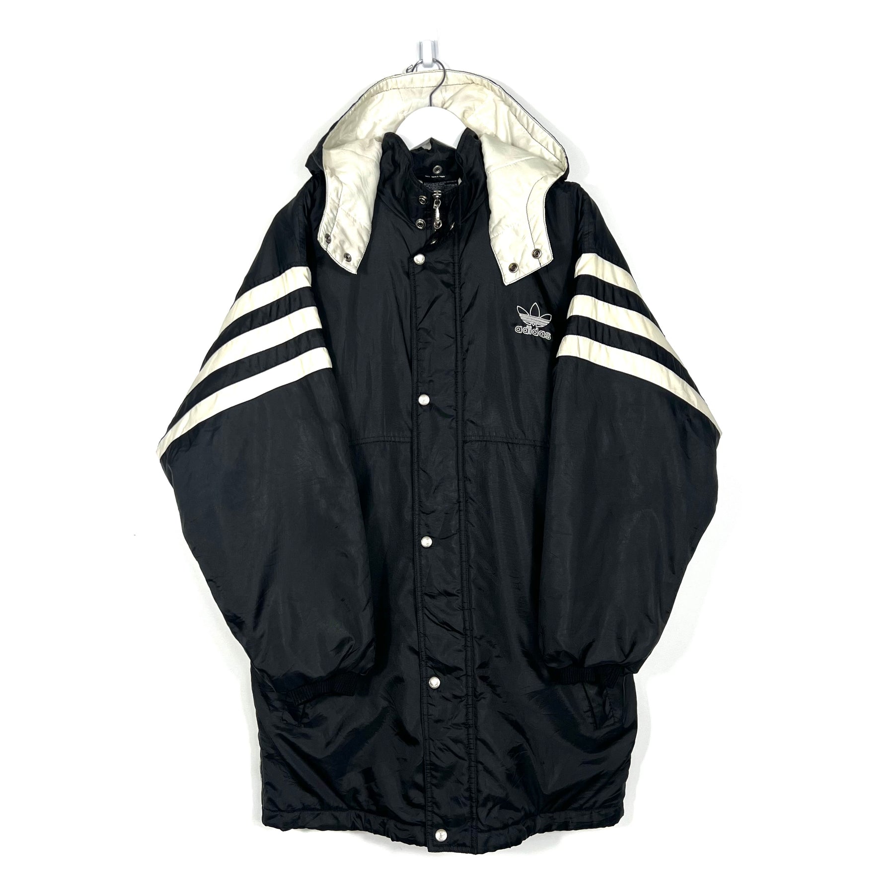 Vintage Adidas Spell Out Insulated Coat - Women's Medium