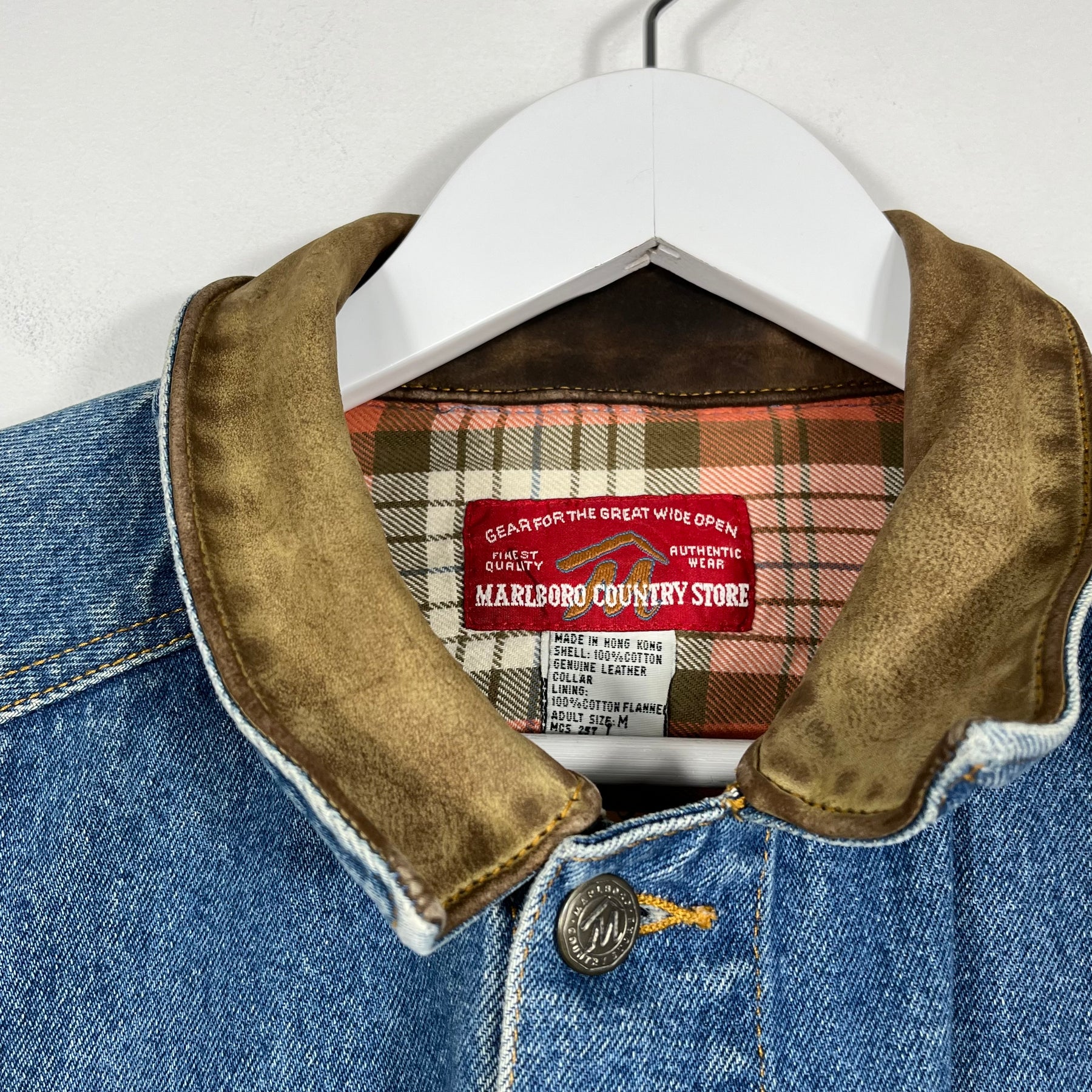Vintage Marlboro Denim Jacket - Men's Medium